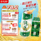 珠江啤酒9度 纯生啤酒 500ml*12听 2箱装
