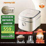 九阳（Joyoung）全新升级3代不粘0涂层3升家用2~3人远红外电饭煲无涂层316L不锈钢内胆IH加热【九阳漫生活】30N1U