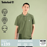 添柏岚（Timberland）官方男装短袖POLO衫新款宽松|A24H2 A24H2590/卡塞尔绿色 S (170/88A)