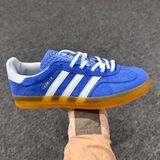 STARMARRY德训鞋男2025新款潮流软底百搭板鞋复古德训鞋女莆田休闲运动鞋 蓝白 男女同款 42 标准尺码