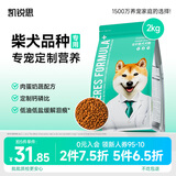 凯锐思 日本柴犬狗粮 专用秋田犬狗粮4斤幼犬成犬专用粮 2kg