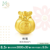 周生生黄金转运珠福袋足金情侣手串不含红绳手链89197C定价