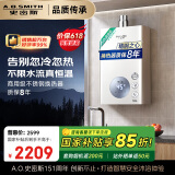 史密斯（A.O.SMITH）佳尼特16升精钢燃气热水器 国家补贴 不锈钢换热器包8年  恒温大水量  抗风防冻 JSQ31-TC1