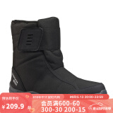 迪卡侬（DECATHLON）雪地鞋男女户外防水徒步东北雪地靴加厚保暖棉鞋SH100 男款 黑色（拍大一码） 42