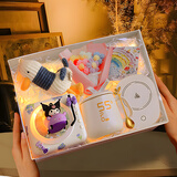 六月有约顺丰包邮库洛米酷洛米蓝牙音箱无线小音响女孩生日礼物女生女童复古黑胶唱片机实用桌面摆件影响 音箱+库洛米摆+杯子+垫+小鸭+花