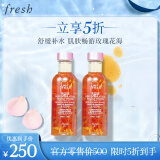 Fresh馥蕾诗大马士革玫瑰密集保湿水100ml（双支装）生日送女友花瓣水