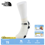北面（The North Face）运动袜男女通用款户外吸湿透气春季上新|2XY5 O2D/白色 M