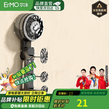尔沫（EM）卫生间置物架免打孔毛巾架浴室厕所洗手间收纳架浴巾架毛巾杆浴 透灰吸盘脸盘挂钩 6.2cm