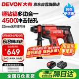 大有（Devon）20V工业级无刷充电锂电电锤5401打混凝土电镐开凿4.0Ah单电快充