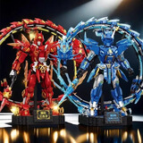 乐·go高难度黑色神话悟空哪吒敖丙拼装积木6-12岁玩具男生日礼物 哪吒+敖丙封神战将机甲 手办摆件男孩女8-15岁10圣诞节新年生日礼物