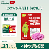 英氏（Engnice）忆小口儿童零食水果溶豆 草莓火龙果苹果味 水果多多溶豆18g