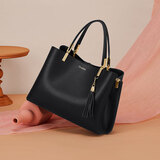 蔻一（Cnoles）包包女包真牛皮女士手提高级感单肩包品牌大容量生日礼物送女友