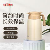 膳魔师（THERMOS）保温壶大肚户外家用大容量不锈钢车载办公室用1.5L白色TTB