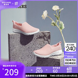 斯凯奇（Skechers）女鞋夏季懒人一脚蹬健步鞋透气舒适软底外穿户外休闲运动鞋15600