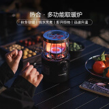 black dog黑狗取暖炉子冬日取暖烹煮两用野营烧水炉户外露营取暖器 小号