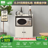 林氏家居餐边柜酒柜客厅储物柜收纳柜北欧茶水柜置物柜家具LS187T5 【白色】LS187T1-D餐边柜(双门)