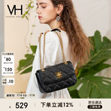 VANESSA HOGAN VH女包茵然软包系列复古太阳神斜挎包菱格链条腋下包小众单肩包