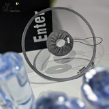 丝萌百丽 伊丽莎白圈猫咪绝育术后护理项圈透明防水PVC狗狗防舔咬宠物脖套 S(合适2-5斤) 灰