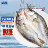 卖鱼郎先生 国产三去海鲈鱼净重2.1斤/3条  生鲜 鱼类冷冻鲈鱼 海鲜水产 