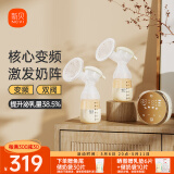 新贝 吸奶器电动吸奶器双边变频吸奶器 打奶器吸乳器 吸力大无痛8792
