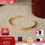 丹尼尔惠灵顿（DanielWellington）dw手镯男女 经典开口情侣手镯时尚饰品 生日礼物送女友 流光金小号 DW00400075