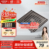 箭牌（ARROW）304 不锈钢地漏防臭芯防反味防虫淋浴室卫生间阳台厕所洗衣机通用 【干湿区通用】枪灰色地漏5109T