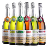 沃迪安（VAL DE RANCE）【送礼优选】法国进口沃迪安无醇起泡酒女士果汁果酒无酒精气泡酒 混搭（联系客服指定）6瓶装整箱