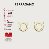 菲拉格慕（Ferragamo）女士GANCIO黄铜耳钉0696432