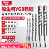 德力西（DELIXI）十字冲击电锤钻头混凝土穿墙钨钢合金打墙打孔DLX-FSZ8【14×200】