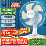华生（Wahson）电风扇/台扇/低音风扇/大风量家用电扇/空调伴侣交流定频风扇 WS-A1201