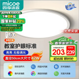 四季沐歌（MICOE）全光谱护眼卧室灯吸顶灯现代简约超薄超亮LED儿童房间灯具包安装