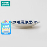 NITORI宜得利家居 家用厨房陶瓷日式简约小碟子大盘子杯子 超轻量餐具 18cm 小盘