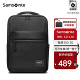 新秀丽（Samsonite）电脑双肩包背包男书包商务时尚立体大容量送男友老公\TT0 黑色|15.6英寸电脑|净重0.85kg