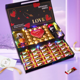 德芙（Dove）巧克力礼盒圣诞节礼物多唯呀生日情人节送男女朋友老婆礼品实用 德芙双层升级款