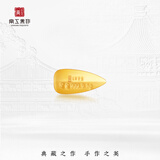 京工美作黄金足金999.9金豆攒金收藏投资黄金攒钱送老婆生日礼物金瓜子1g