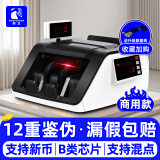 融正新款点钞机支持2025新版人民币新旧混点合计金额语音银行专用B类商用家用验钞机小型便携式充电款 黑白色【商用推荐】插电使用