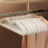 妙馨思防滑无痕加粗加厚成人植绒晾衣架子挂衣服撑子挂架大号儿童晒衣架