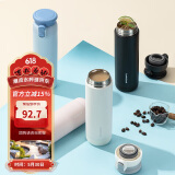 乐扣乐扣（LOCK&LOCK）憧憬弹跳保温杯316L不锈钢男女便携水杯黑色LHC3380BLK
