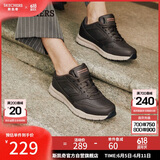 斯凯奇（Skechers）父亲节礼物男鞋夏季皮鞋商务休闲鞋低帮轻便板鞋软底工作鞋77156