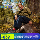 迈乐（Merrell）男女款户外越野徒步鞋MOAB GTX防水透气防滑抓地耐磨登山鞋 J035797 灰深兰-3 GTX男款 42