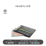 INJOYLIFE男士小钱包短款2022新款真皮钱夹驾驶证皮夹创意学生 黑色