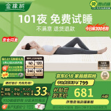 金橡树泰国进口天然乳胶原液双人床垫 1.5米x2米 泰舒95D 含内外套