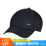 耐克NIKE运动配饰男女太阳帽棒球帽CLUB CAP速干帽子FB5372-010黑L/XL