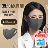 海氏海诺玻尿酸立体防晒口罩女脸基尼面罩防紫外线男女通用保暖口罩幻羽灰