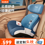 贝思贝特（besbet）儿童安全座椅3-12岁大童汽车用车载便携式增高垫 宇航员【经典版】