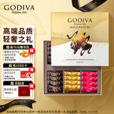 歌帝梵(GODIVA)经典大师夹心黑巧克力礼盒24颗180g生日礼物糖果零食