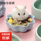 宠物仓鼠喂食碗 鸟鸡食品食盒食盆专用塑料迷你饭碗 紫色【1个装】
