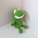 IGNATIUS微笑大牙丑萌公仔呲牙猪布娃娃可爱超萌女孩恐龙毛绒玩具生日礼物 青蛙 小号（全长约28cm）