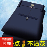 【垂感免烫】夏季新款冰丝高弹力长裤男士薄款裤直筒高腰商务西裤 夏季冰丝薄款【藏青色】 33 【腰围2尺6】