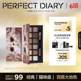 完美日记（PERFECT DIARY）探险家十二色动物眼影盘猫咪小猪百搭生日礼物送女友 【HOT】猫咪(大地色盘)
